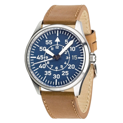 Islander Watch Aviator Automatic Blue Dial #ISL-17
