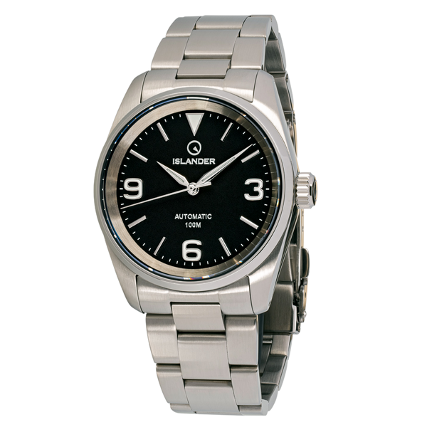 Islander Watch Manhasset 36mm Automatic Black Dial #ISL-145