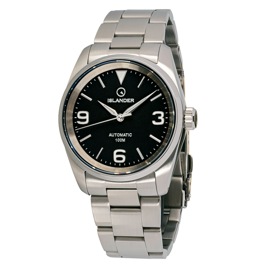 Islander Watch Manhasset 36mm Automatic Black Dial #ISL-145