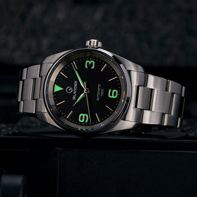 Islander Watch Manhasset 36mm Automatic Black Dial #ISL-145