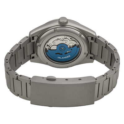 Islander Watch Thunderbolt Pilot Black Mother of Pearl Dial #ISL-322