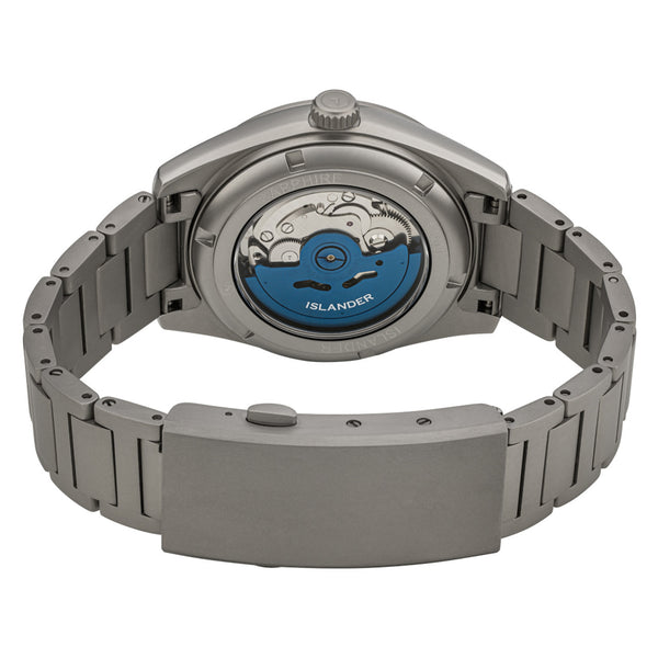 Islander Watch Thunderbolt Pilot Black Mother of Pearl Dial #ISL-322