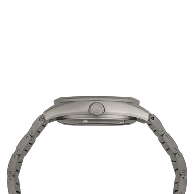 Islander Watch Thunderbolt Pilot Black Mother of Pearl Dial #ISL-322