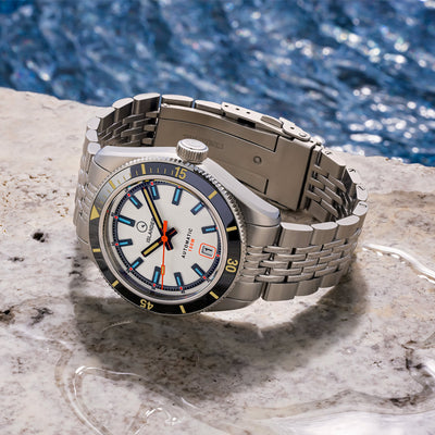 Islander Watch Port Jefferson Skin Diver White Dial #ISL-176