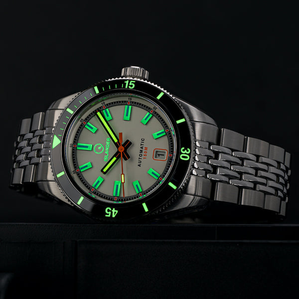 Islander Watch Port Jefferson Skin Diver White Dial #ISL-176