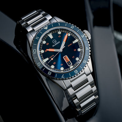 Islander Watch Greenport Sunburst Blue Dial #ISL-252