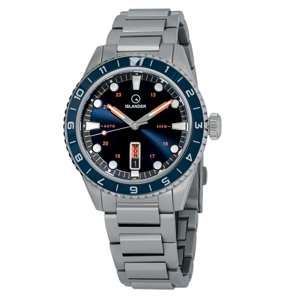 Islander Watch Greenport Sunburst Blue Dial #ISL-252