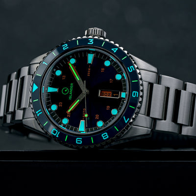 Islander Watch Greenport Sunburst Blue Dial #ISL-252