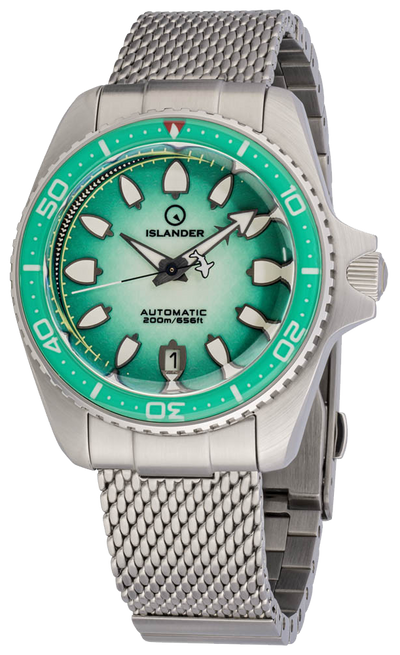 Islander Watch Hudson Harpoon Diver Degrading Sea Green #ISL-305
