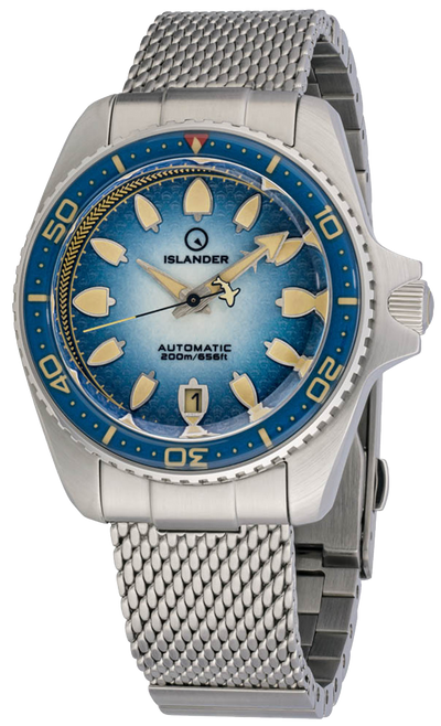 Islander Watch Hudson Harpoon Diver Degrading Sea Blue #ISL-303