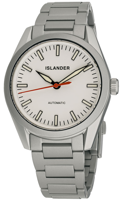 Islander Watch Thunderbolt Pilot White Dial #ISL-343