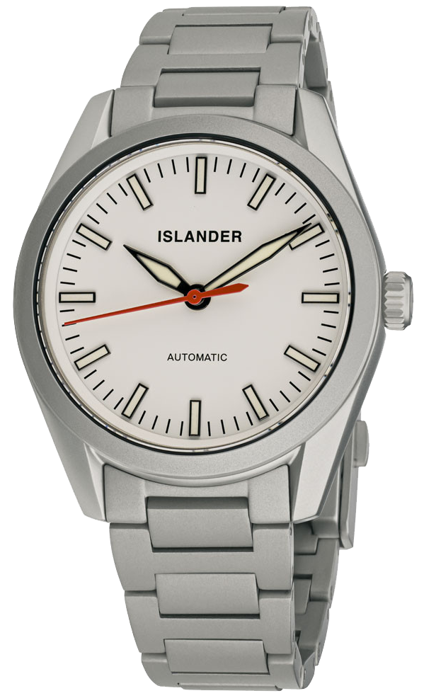 Islander Watch Thunderbolt Pilot White Dial #ISL-343