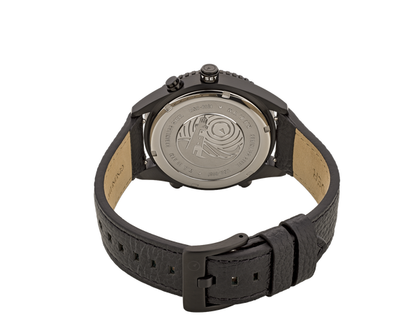 Islander Watch Rocky Point Analog-Digital Black Dial PVD #ISL-331