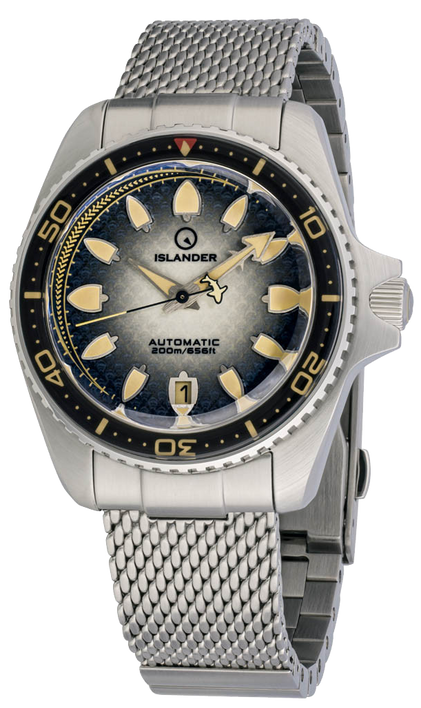 Islander Watch Hudson Harpoon Diver Degrading Black Dial #ISL-302