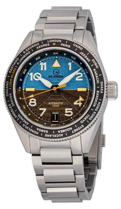 Islander Watch Calabro GMT World Time Attitude Indicator #ISL-318