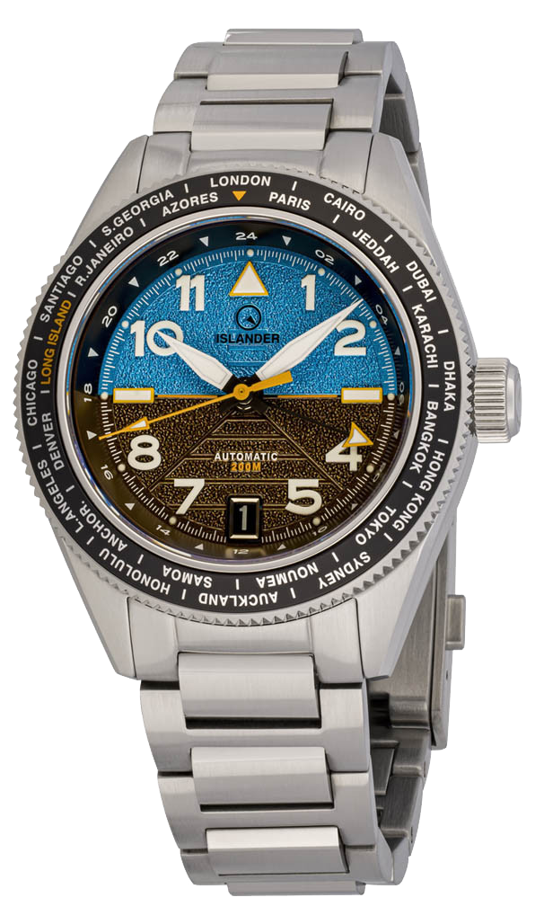 Islander Watch Calabro GMT World Time Attitude Indicator #ISL-318