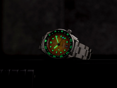Islander Watch JFK Automatic GMT Sunset Orange #ISL-356
