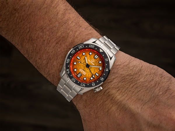 Islander Watch JFK Automatic GMT Sunset Orange #ISL-356