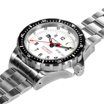 Marathon 46mm Arctic Jumbo Day/Date Automatic Bracelet JDD WW194021SS