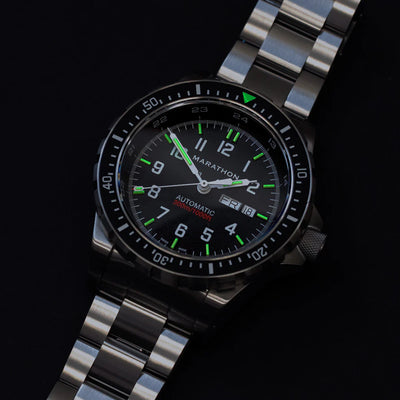 Marathon 46mm Jumbo Day/Date Automatic Bracelet JDD WW194021SS