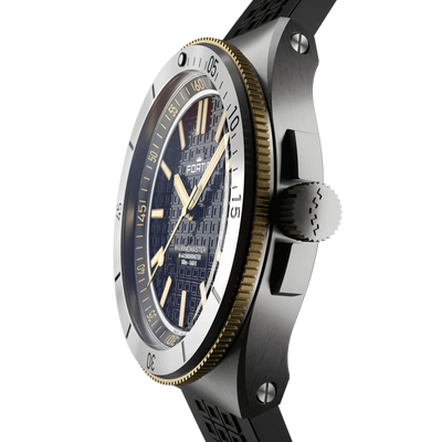 Fortis Marinemaster M-44 Black Resin Gold