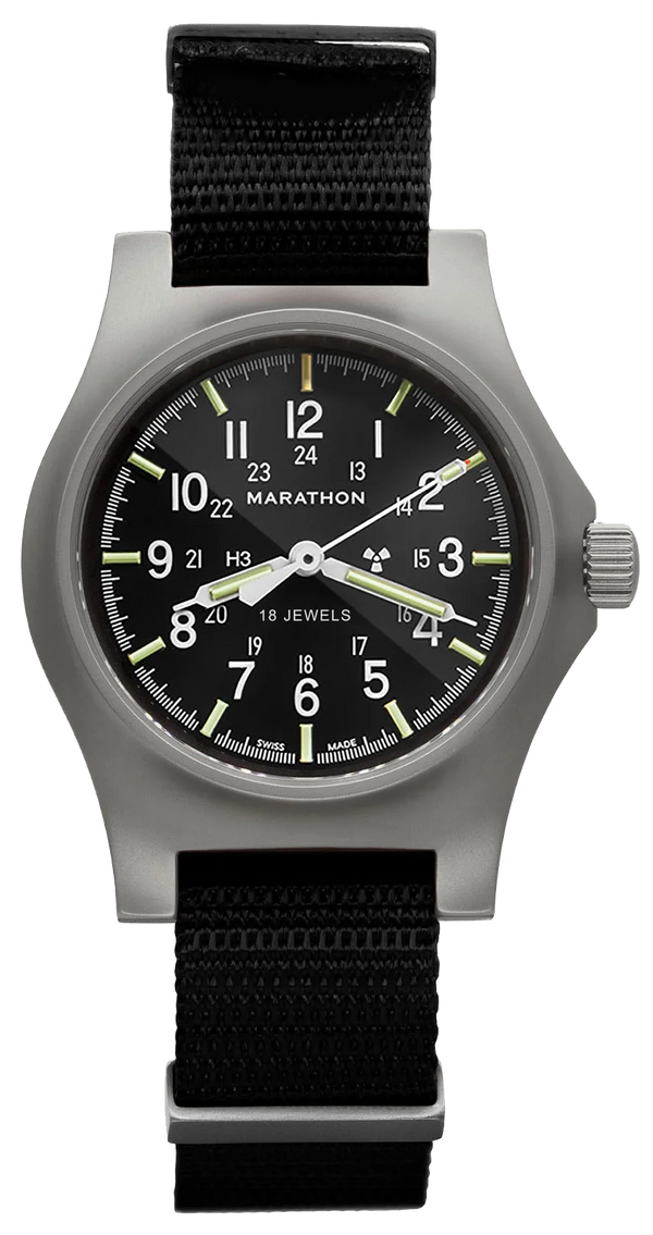Marathon 36mm Officer's Mechanical GPM Nylon DEFSTAN WW194003SS