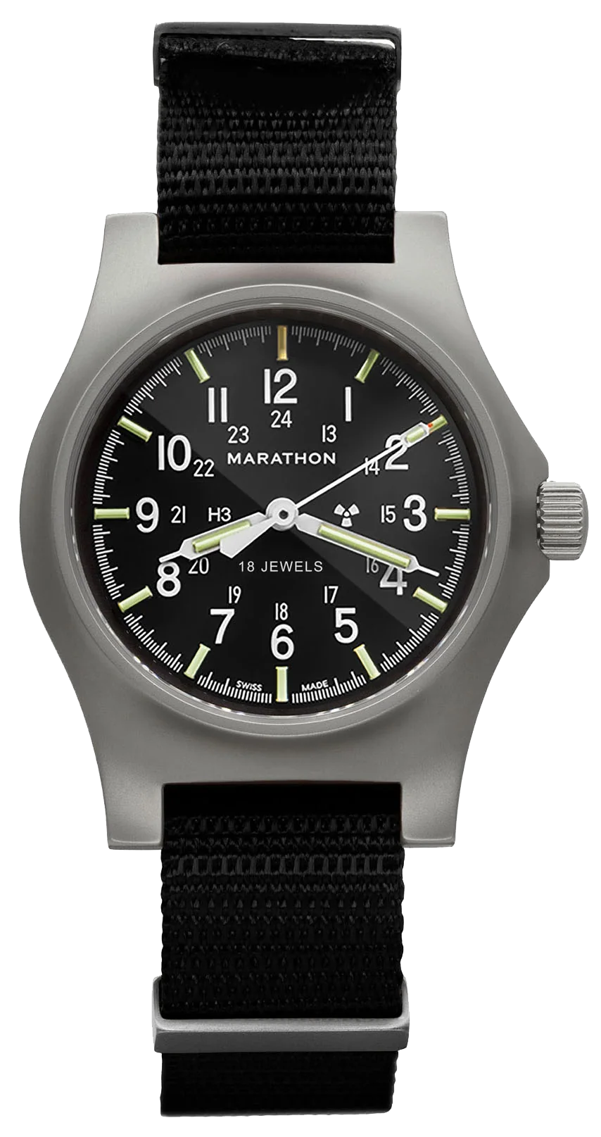 Marathon 36mm Officer's Mechanical GPM Nylon DEFSTAN WW194003SS