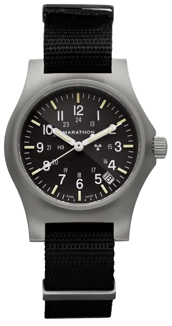 Marathon 36mm Officer's Quartz Date GPQ-D Nylon DEFSTAN WW194015SS