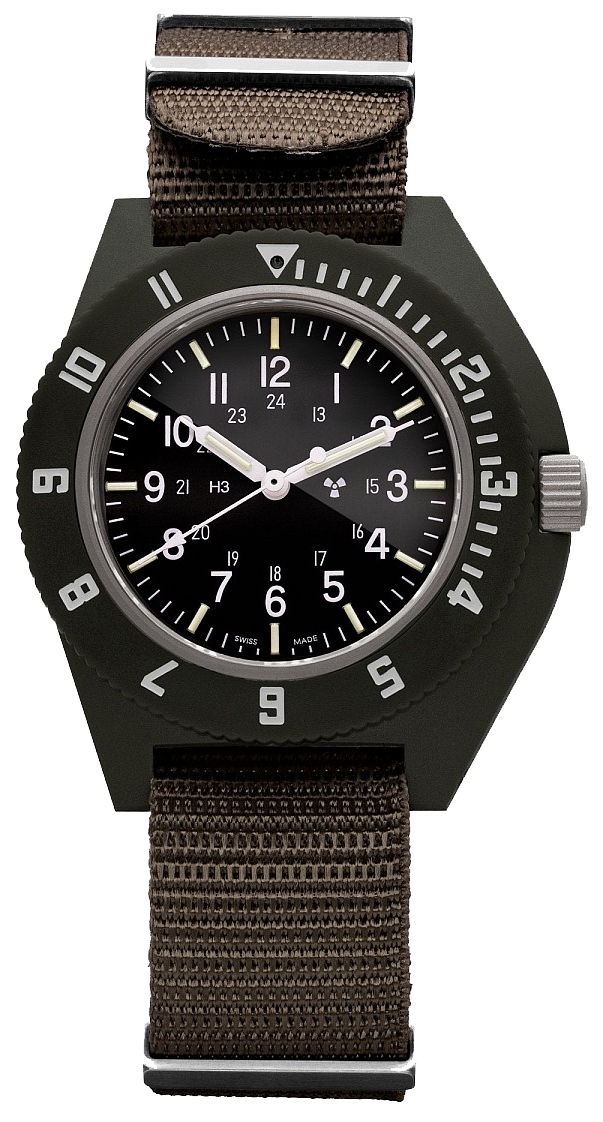 Marathon 41mm Green Pilot Navigator Quartz WW194001SG