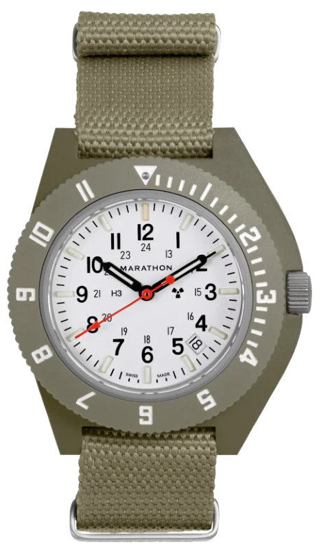 Marathon Nav Back Marathon 41mm Nav-D Code Green WW194013OL - SeriousWatches.com