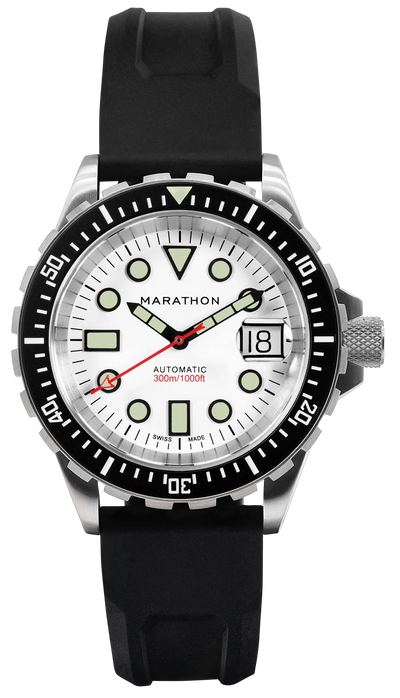 Marathon 41mm Arctic Original SAR Date Automatic Rubber OSAR-D WW194006SS