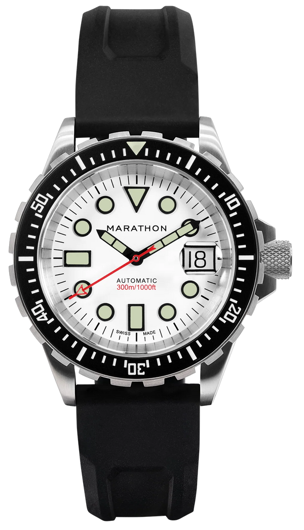 Marathon 41mm Arctic Original SAR Date Automatic Rubber OSAR-D WW194006SS