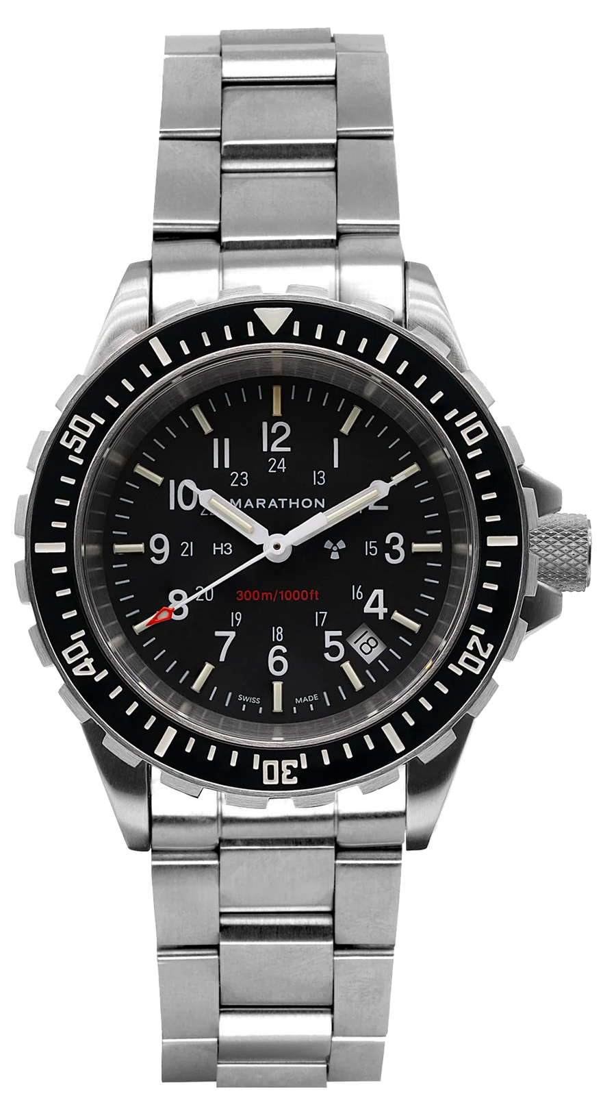 Marathon 41mm Large Diver's Quartz Bracelet TSAR WW194007SS