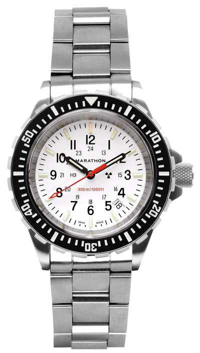 Marathon 41mm Arctic Large Diver's Quartz Bracelet TSAR WW194007SS