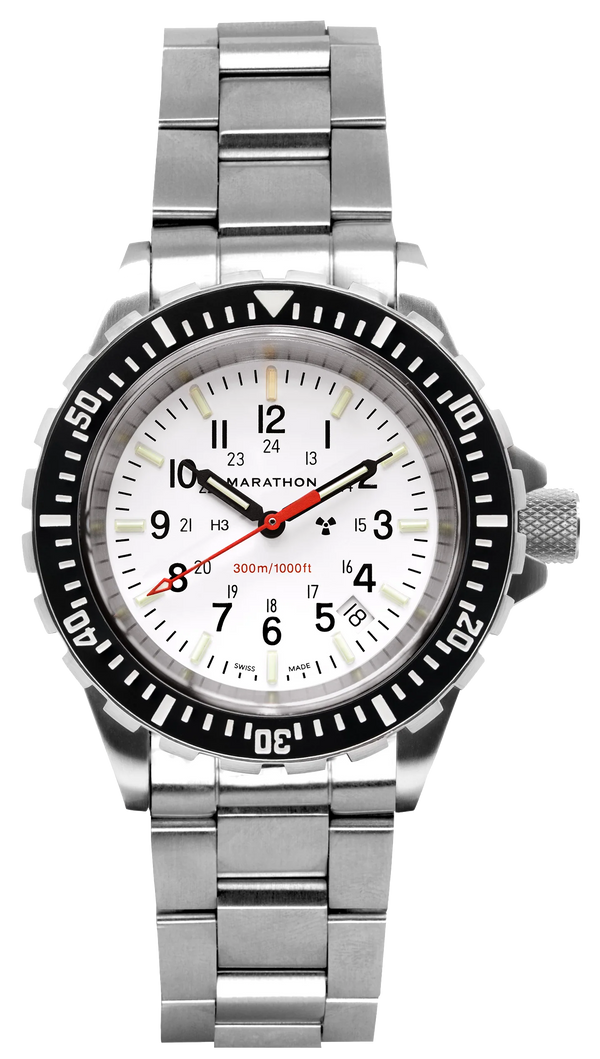 Marathon 41mm Arctic Large Diver's Quartz Bracelet TSAR WW194007SS