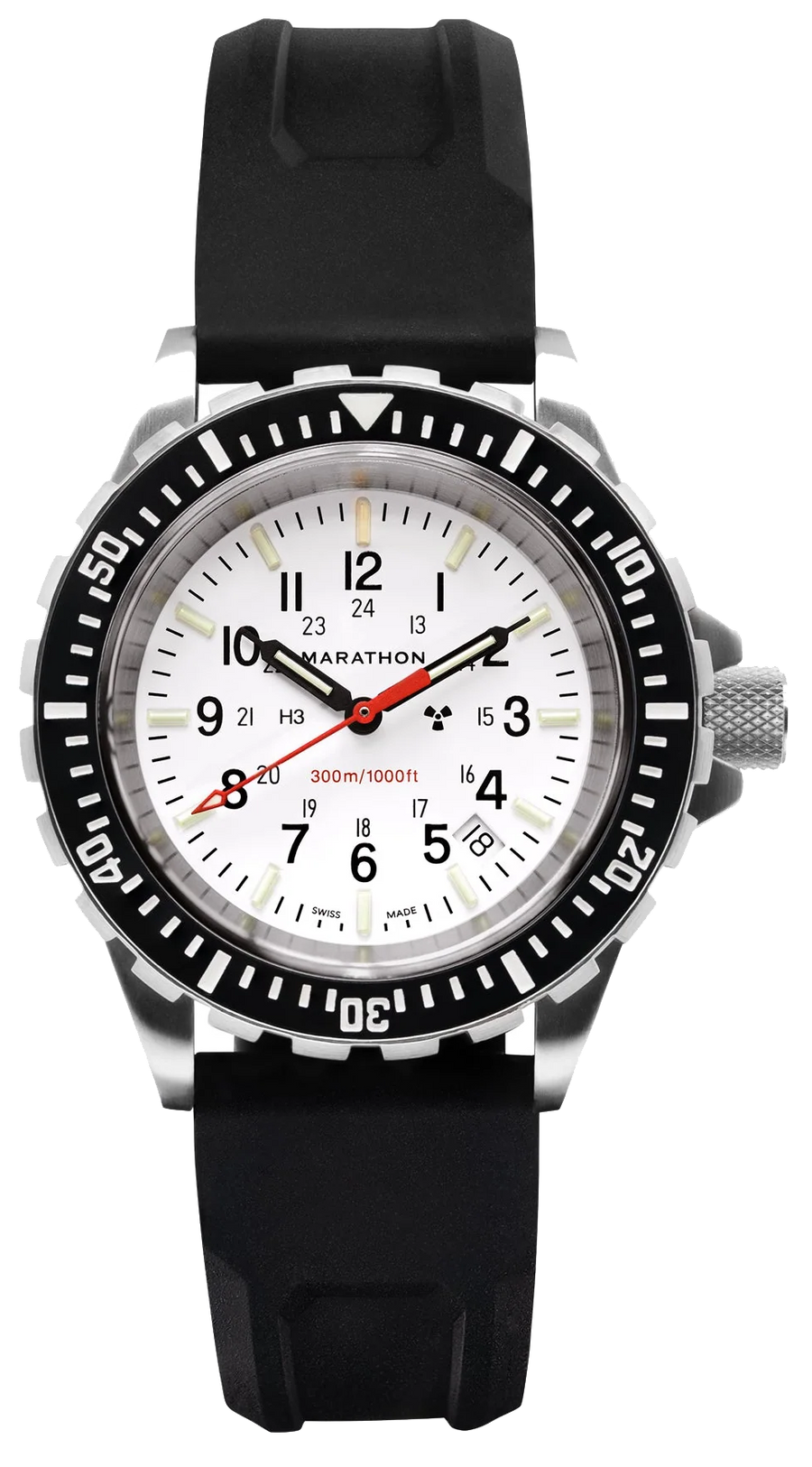 Marathon 41mm Arctic Large Diver's Quartz Rubber TSAR WW194007SS
