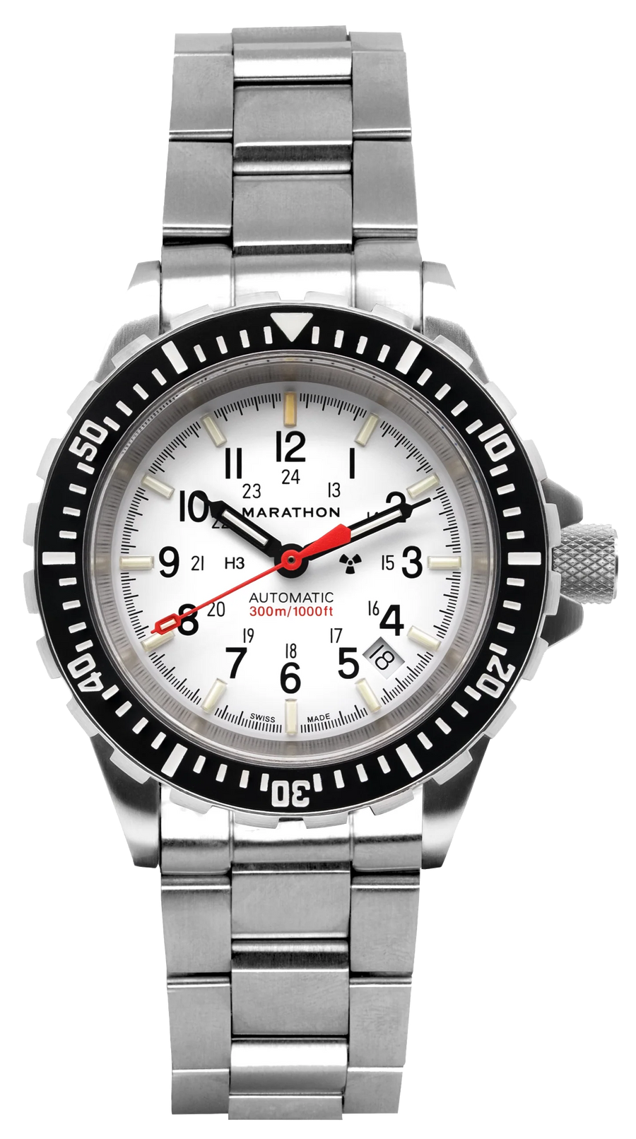 Marathon 41mm Arctic Large Diver's Automatic Bracelet GSAR WW194006SS
