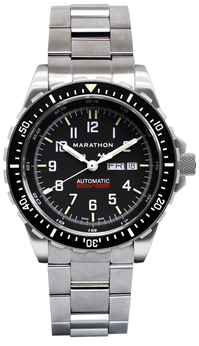 Marathon 46mm Jumbo Day/Date Automatic Bracelet JDD WW194021SS