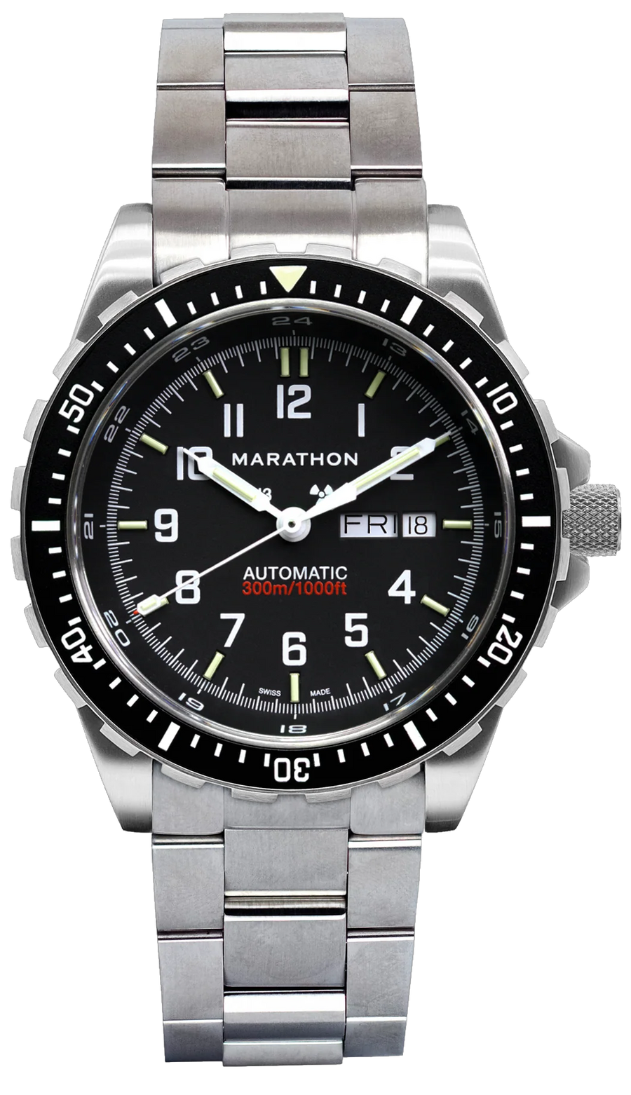 Marathon 46mm Jumbo Day/Date Automatic Bracelet JDD WW194021SS