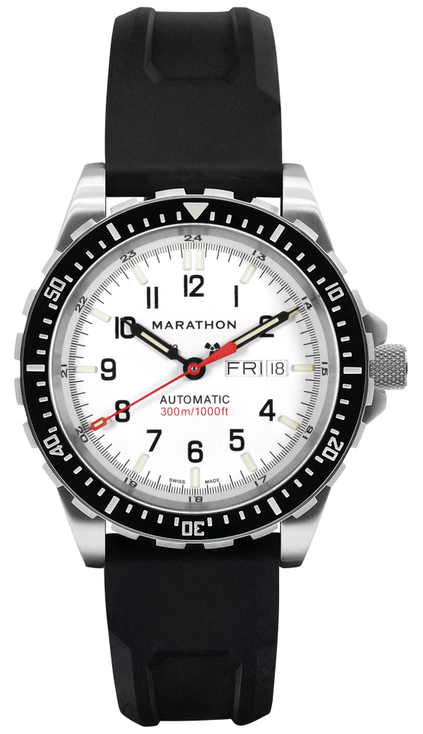 Marathon 46mm Arctic Jumbo Day/Date Automatic Rubber JDD WW194021SS