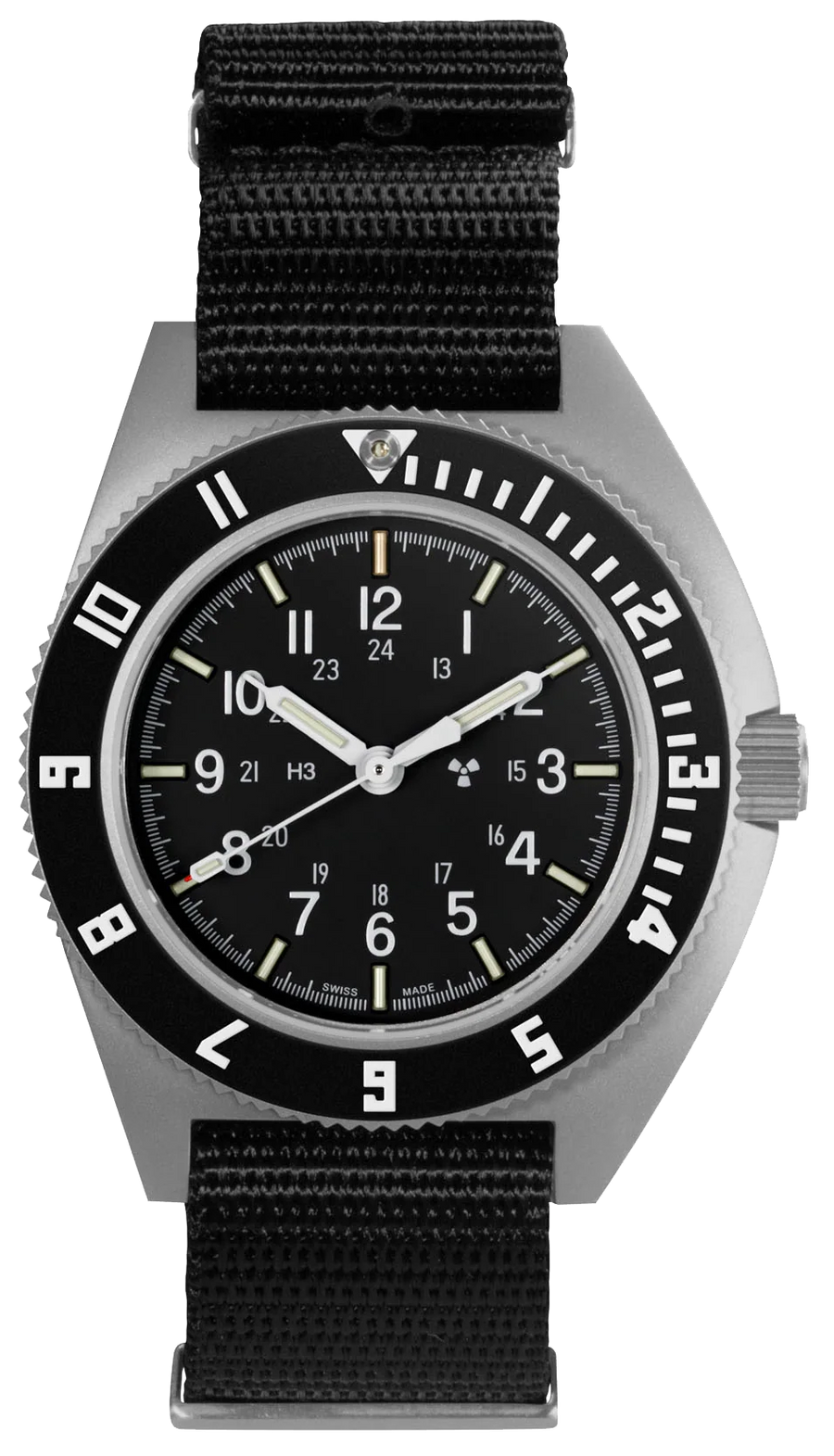 Marathon 41mm Steel Navigator Automatic Nylon DEFSTAN SSNAV Auto WW194029SS