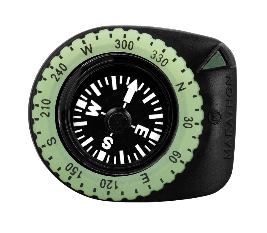 Marathon Glow-In-The-Dark Clip Compass CO194005-BK
