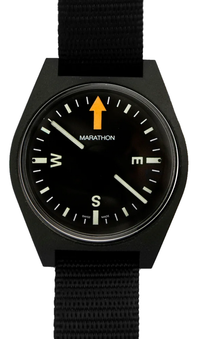 Marathon Glow-In-The-Dark Wrist Compass CO194001-BK