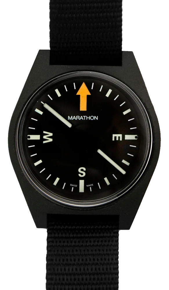 Marathon Glow-In-The-Dark Wrist Compass CO194001-BK