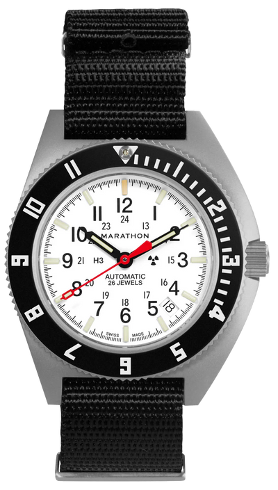 Marathon 41mm Arctic Steel Navigator Automatic Nylon DEFSTAN SSNAV-D Auto WW194030SS