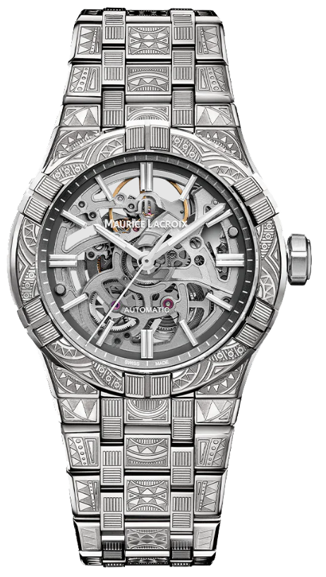 Maurice Lacroix Aikon Automatic Urban Tribe Skeleton 39mm AI6007-SS009-030-1 Limited Edition