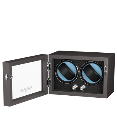 Mainspring Oxford Guardian Dual Slot Watch Winder Graphite Guard MS-WIN-GUA2-06
