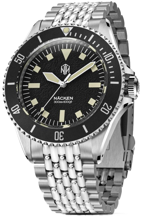 NTH Näcken Vintage Black Legends Series - SeriousWatches.com