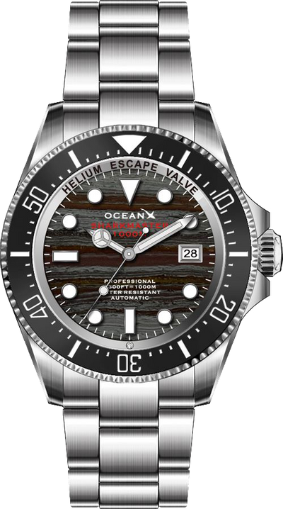 OceanX Sharkmaster 1000 SMS1021M Zebra SeriousWatches