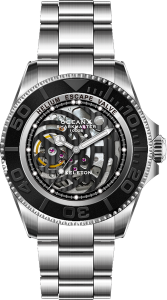 OceanX Sharkmaster 1000 Skeleton SMS1014S - SeriousWatches.com